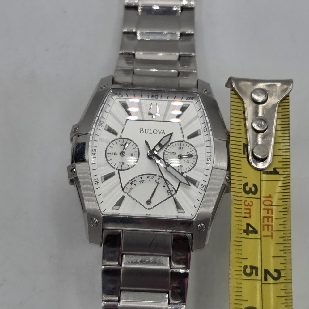 Bulova Winter Moor 96C115 Mens Watch Stainless Steel Water Resistant - Picture 6 of 9